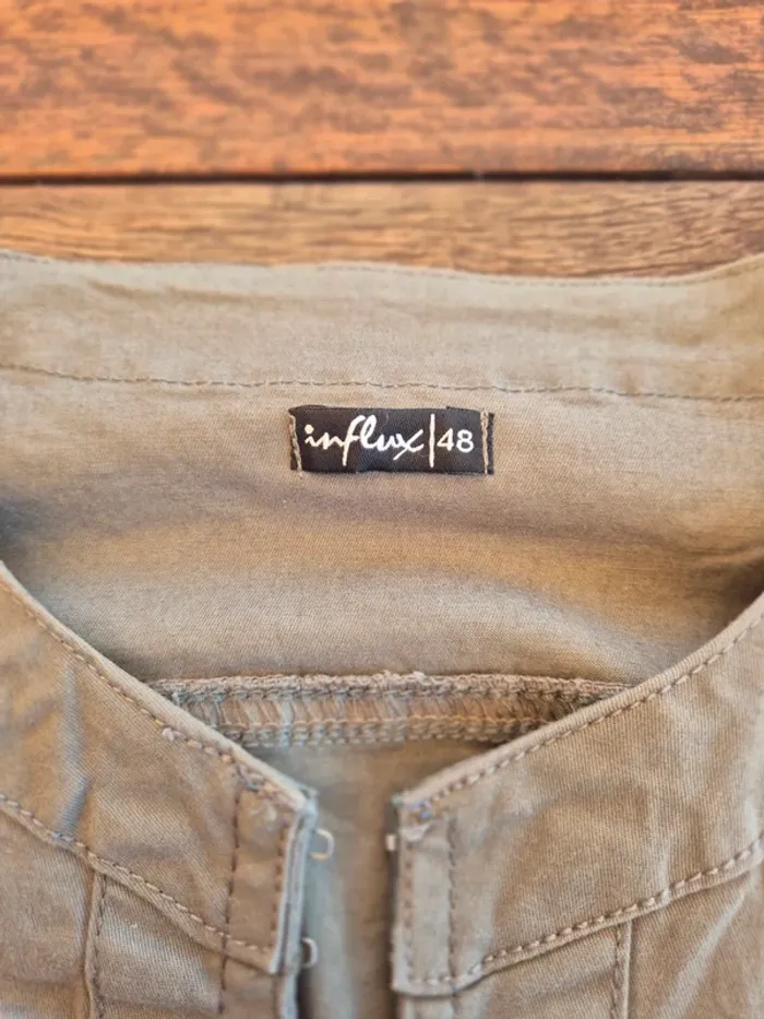 Veste courte en jean kaki Influx T.44 - photo numéro 6