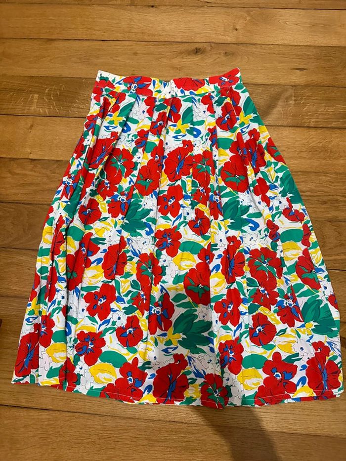 Jupe midi vintage parfait état - photo numéro 3