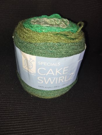 * 1 cake Swirlz verts par Alison & Mae