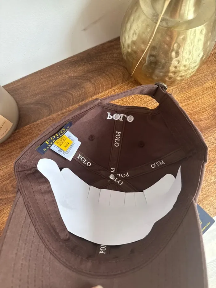 Casquette polo, Ralph Lauren marron - photo numéro 6