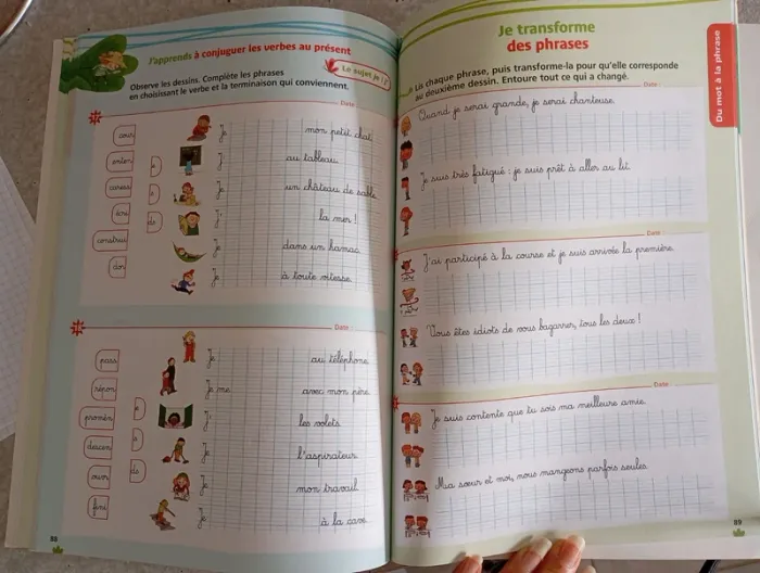Cahier d'apprentissage français CE1 Cléo - photo numéro 4