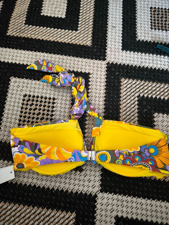 Haut de maillot de bain goldenpoint taille 80 neuf - photo numéro 3