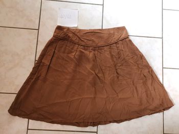 Jupe marron camel 40/42