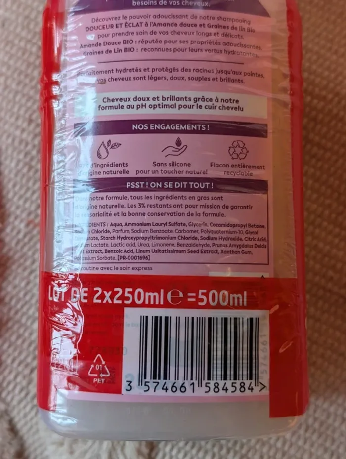 Lot de 4 shampooings neuf 250ml - photo numéro 3