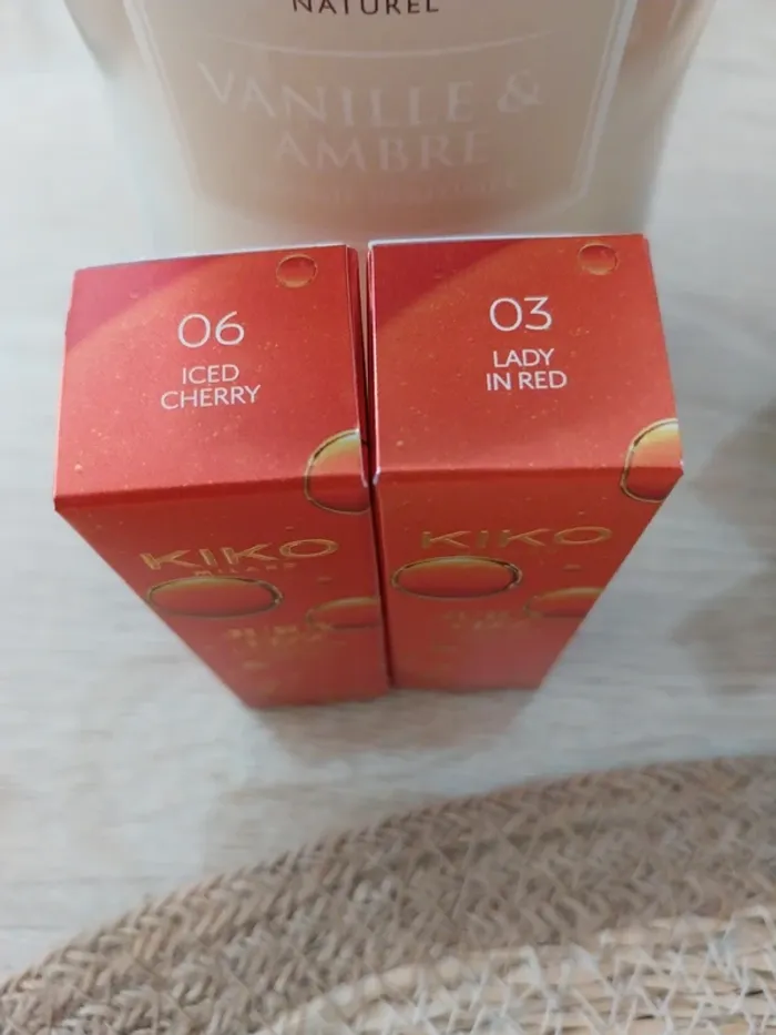 Lots rouges à lèvres Kiko gamme Juicy Fizz - photo numéro 2
