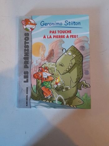 Geronimo stilton les prehistos pas touché à la pierre à feu
