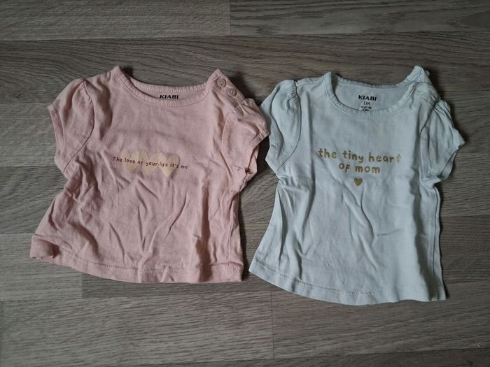 Lot t-shirt 1mois - photo numéro 2