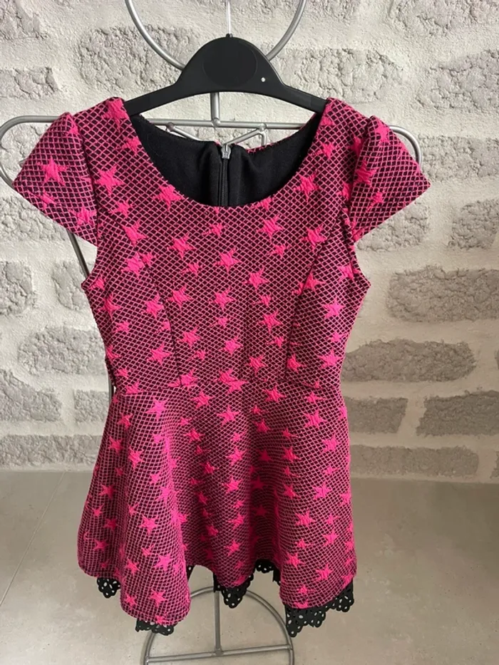 Robe fille 4 ans rose