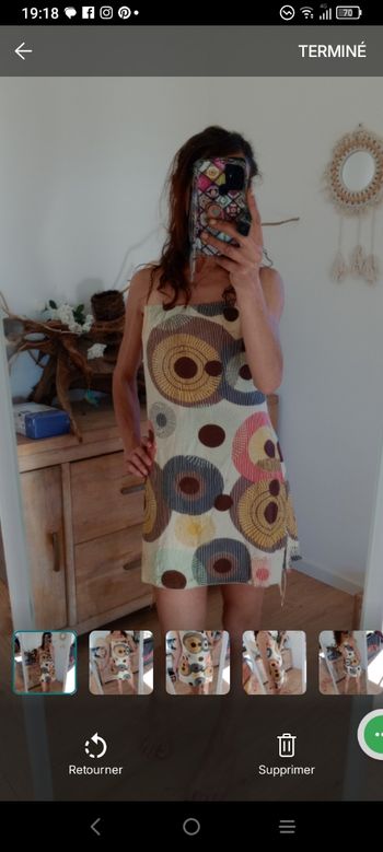 Robe été M a motifs géométriques c71