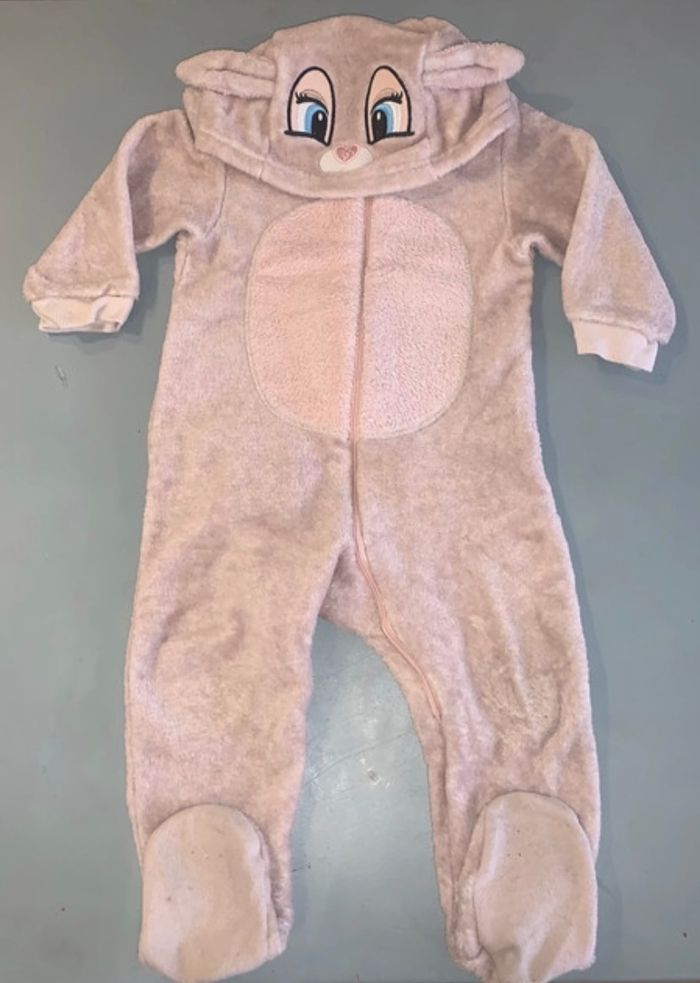 Combinaison panpan disney beige et rose pailletée taille 23 mois