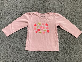 Teeshirt ML rose 24 mois