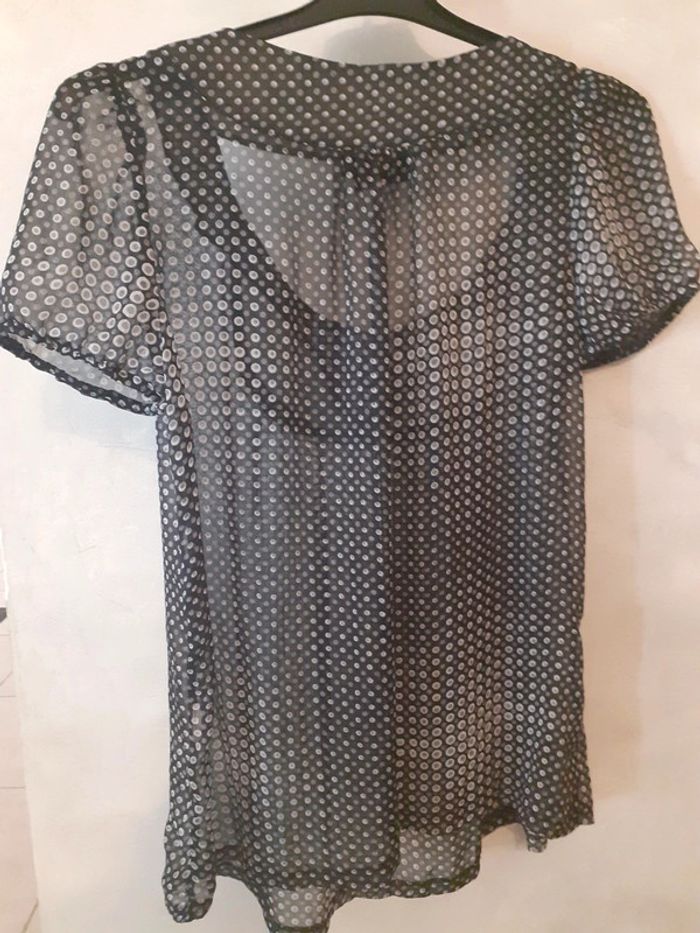 Blouse transparente noire - photo numéro 2