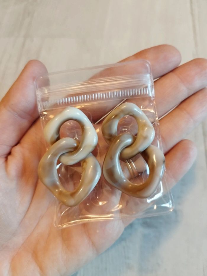 Très jolies boucles d'oreilles neuves - photo numéro 2