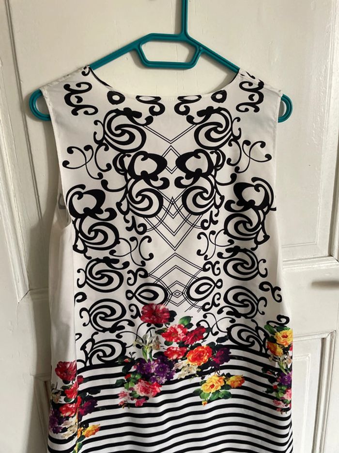 Robe tunique à fleur tu - photo numéro 5