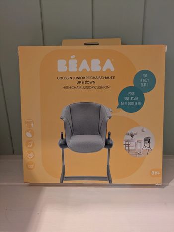Beaba coussin junior de chaise haute up & down evolutive