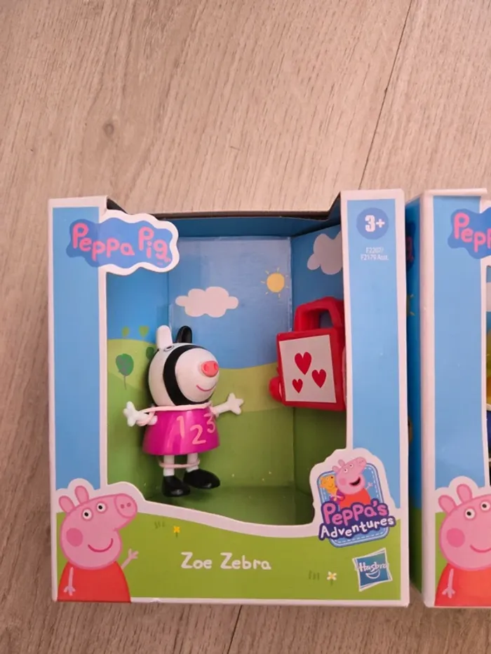 2 figurines peppa pig et ses amis neuves - photo numéro 2