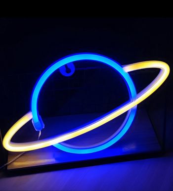 Neon planete décoration neuf