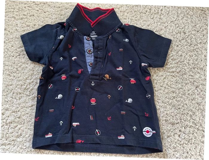 Ensemble gilet polo pantalon 12 mois - photo numéro 4