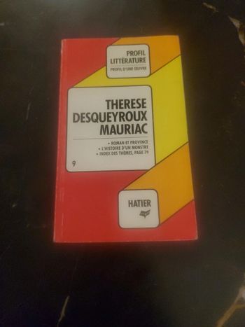 Thérèse Desqueyroux Mauriac