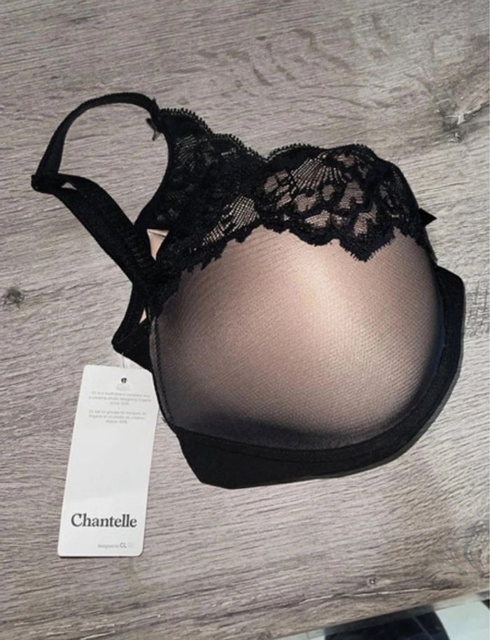 Soutien gorge chantelle 85g triangle orangerie neuf avec étiquette - photo numéro 2