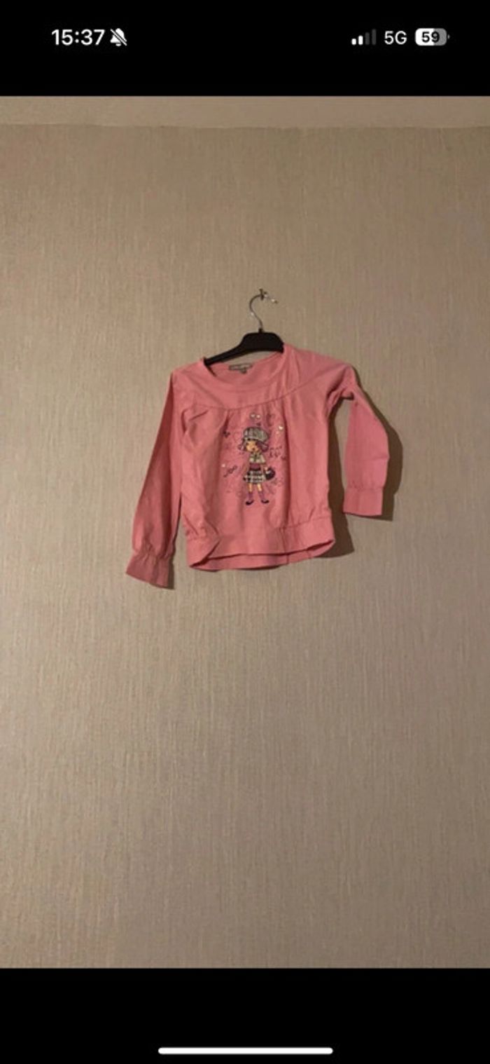 T-shirt rose 5 ans