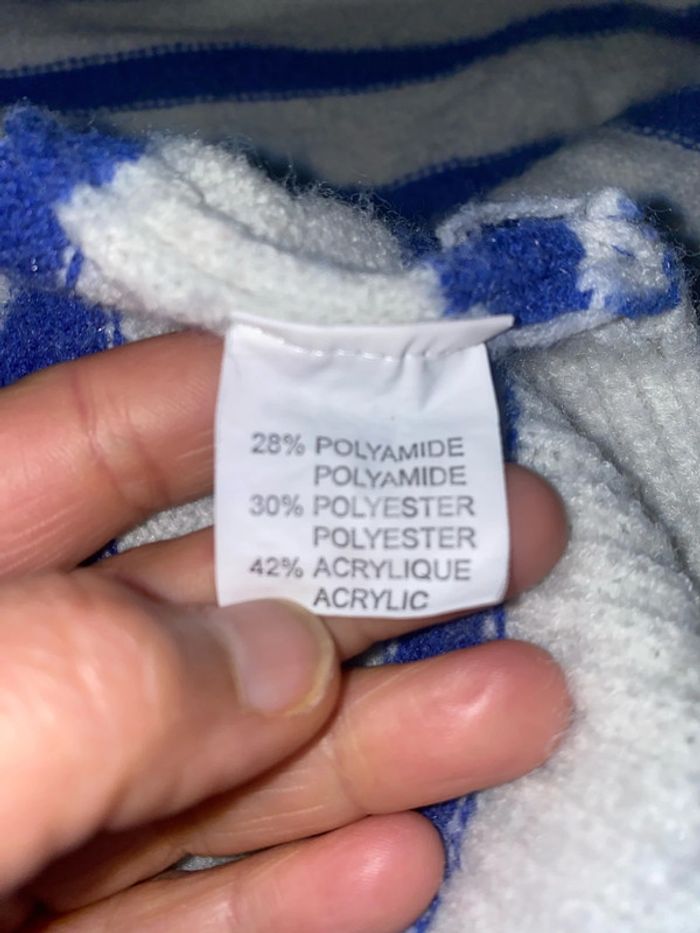 Superbe Pull A Rayures Col V Taille Unique - photo numéro 9