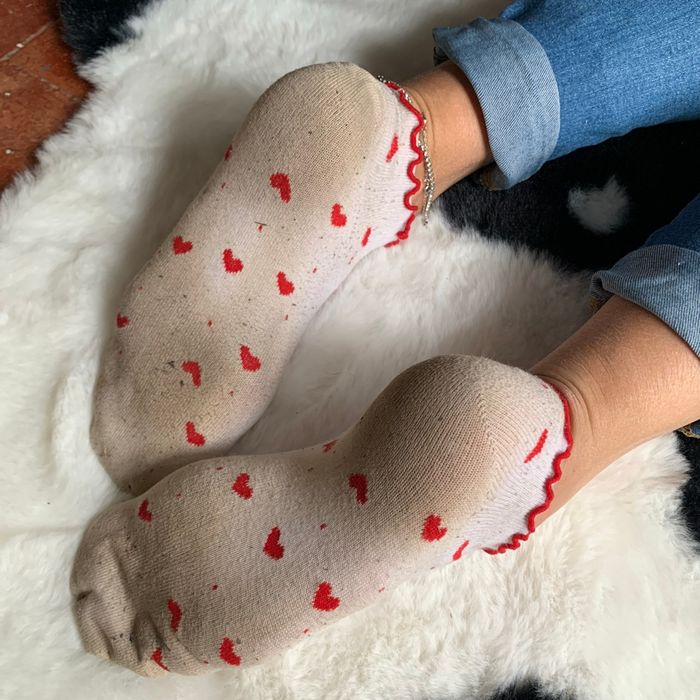 Chaussettes blanches femme