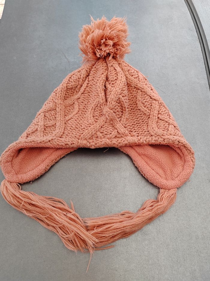 🧡Tour de cou + bonnet assorti corail 3-6 ans Kiabi - photo numéro 4