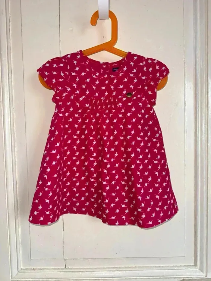 Robe Fille 18 mois Sergent Major Rose Fushia Excellent État - Envoi Rapide & Soigné