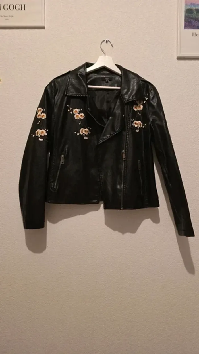 Veste imitation cuir Jacqueline Riu - photo numéro 2