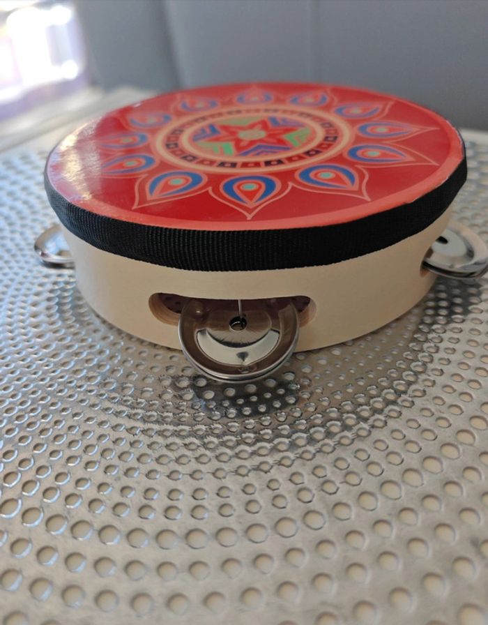 Tambourin - instrument de musique - éveil musical - photo numéro 2