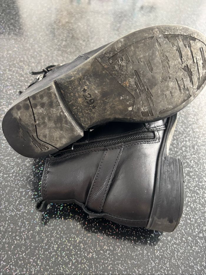 Bottines noires fille T29 - photo numéro 5