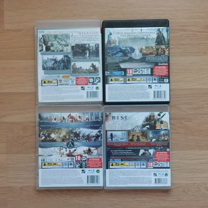Lot 4 Jeux PS3 Assassin's Creed - photo numéro 2