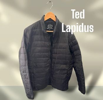 Doudoune noire plumes Ted Lapidus taille M
