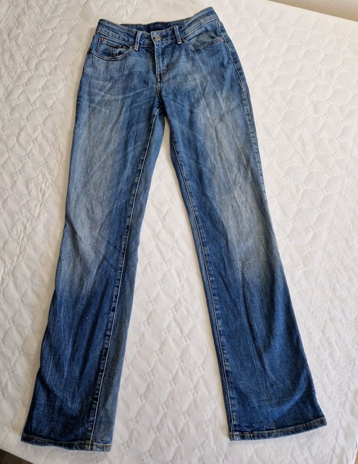 Jean Levi's Bold Curve Straight - Taille W27 (Correspond à un 34 FR) - Bleu Denim - photo numéro 4