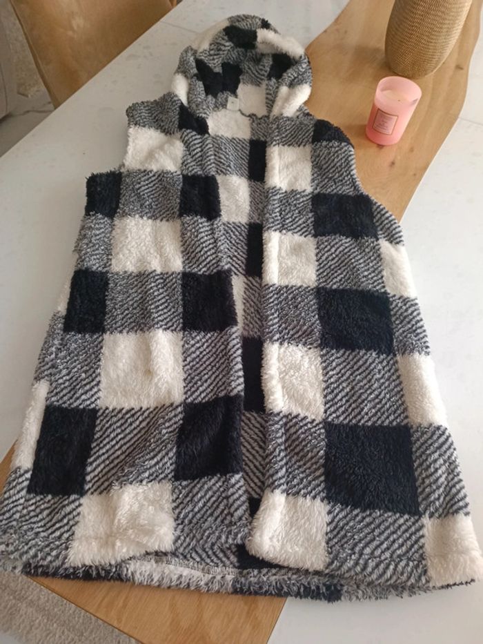 Gilet long fille