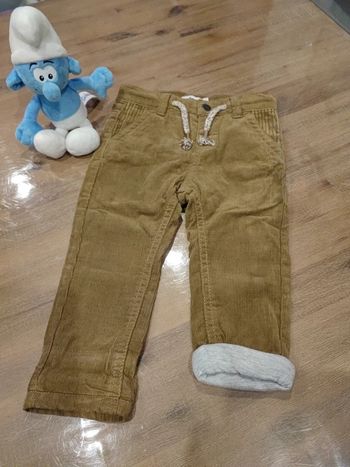 Pantalon velours marron