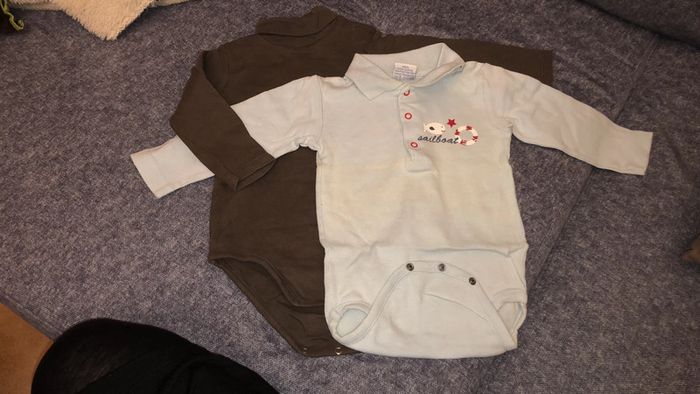 Lot de 2 body garçon 9 mois