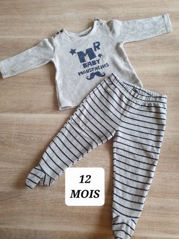 Pyjama 12mois mixte