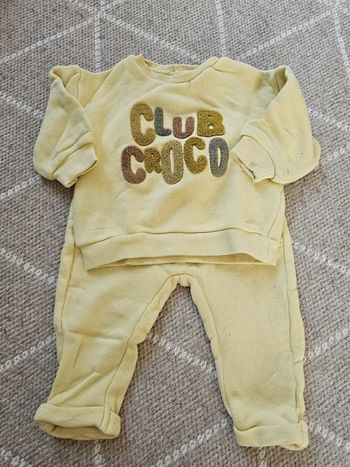 Ensemble jogging jaune - Tape à l'œil - 18 mois/80 cm