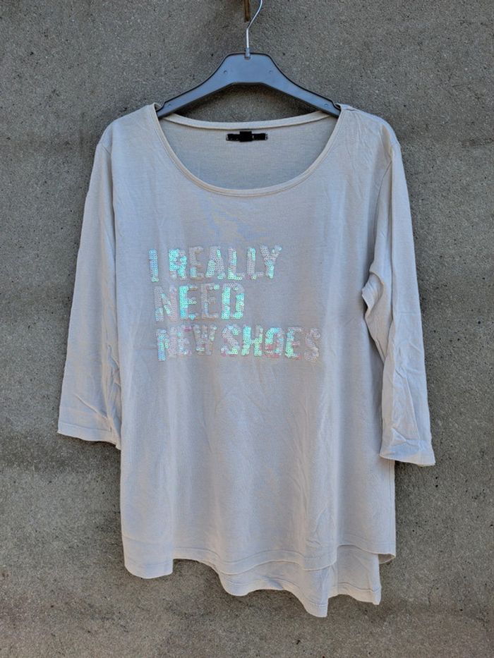 T-shirt manches 3/4