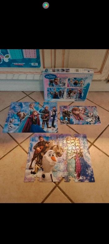 🧩Puzzles évolutifs Reine des Neige de chez Clementoni