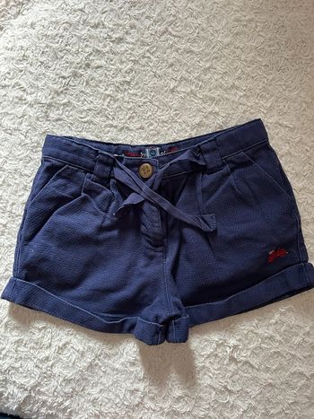 Short sergent major bleu 4 ans