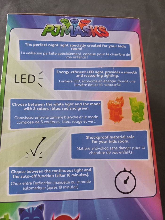 Veilleuse pyjamasques lexibook - photo numéro 2