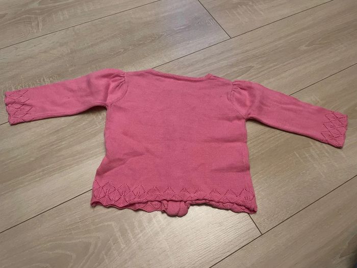 Gilet rose 6 mois U collection - photo numéro 2