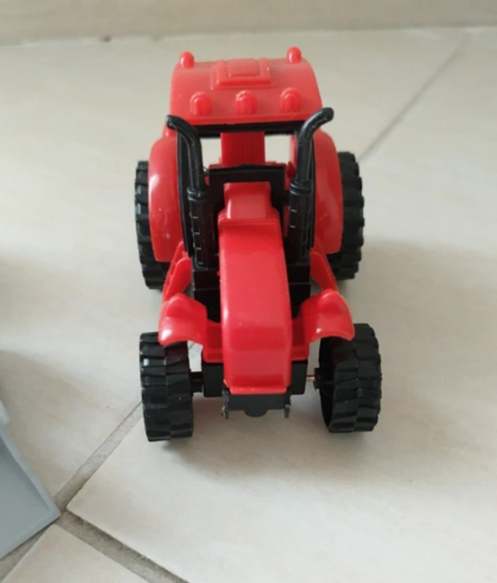 Tracteurs en lot -véhicules jouet enfant orange et noir - photo numéro 3