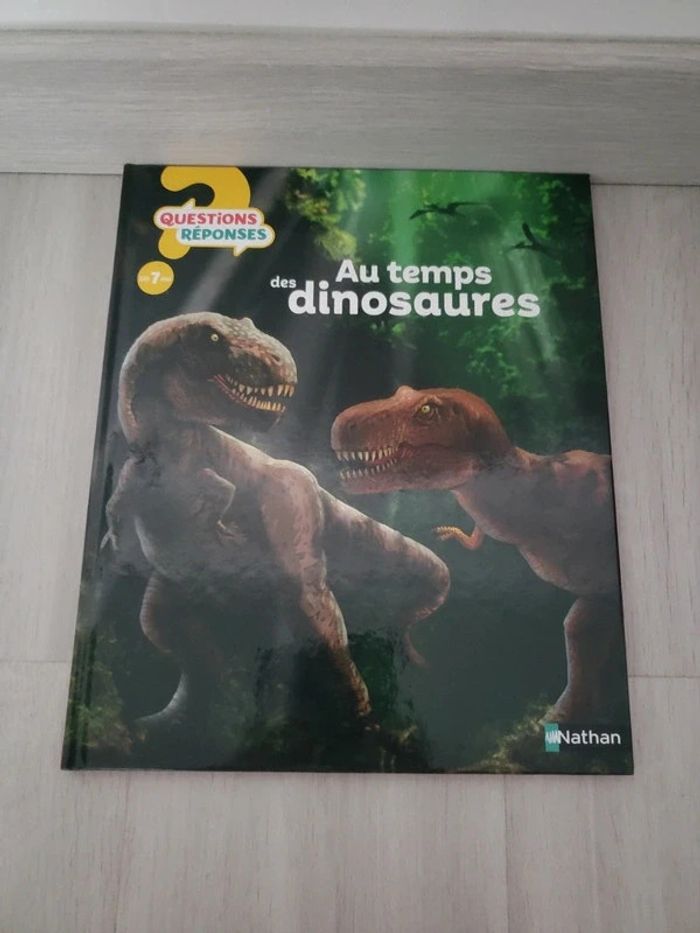 Livre au temps des dinosaures Questions Réponses