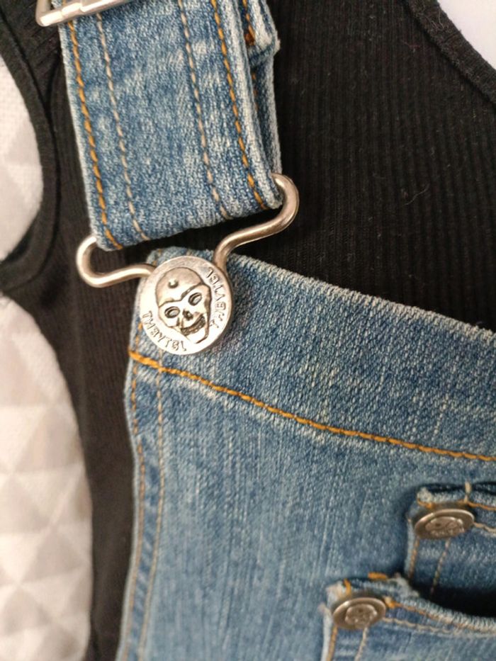 Salopette short taille s - photo numéro 3