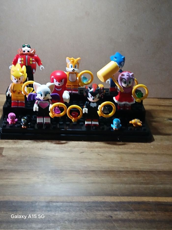 Vitrine lego Sonic neuf Collection jouets décoration - photo numéro 6