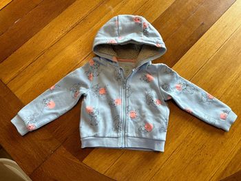 Gilet zip à capuche fille Kiabi Disney